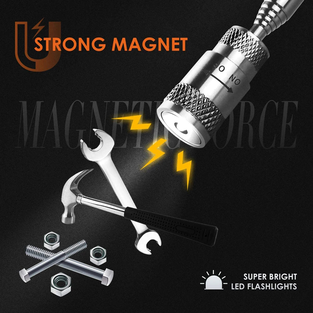 Telescopic LED Torch Magnetic Pen