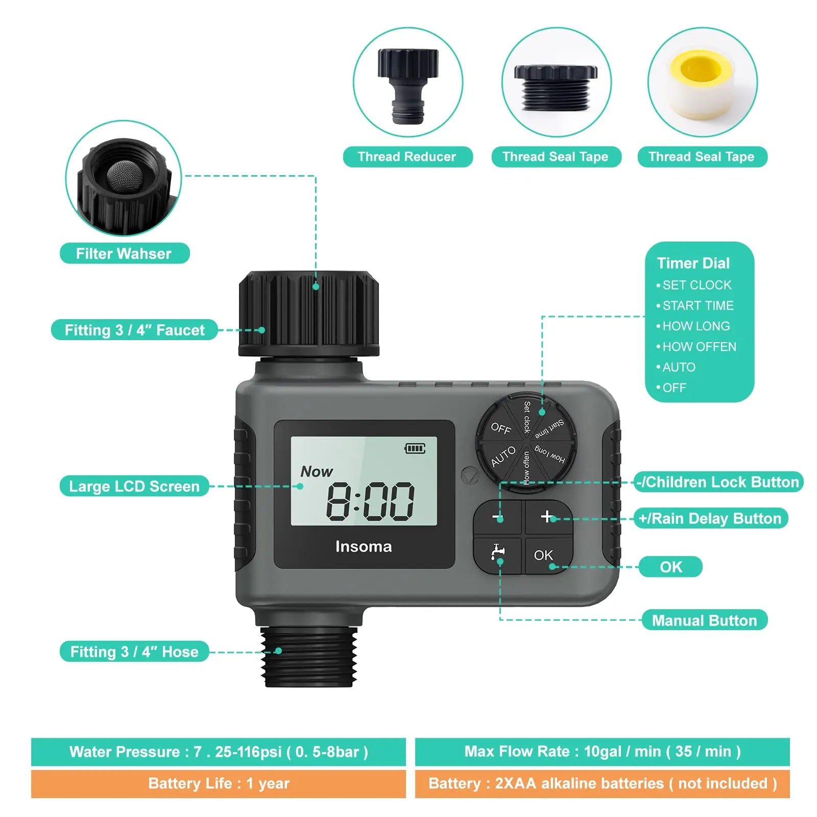 Intelligent Watering Timer