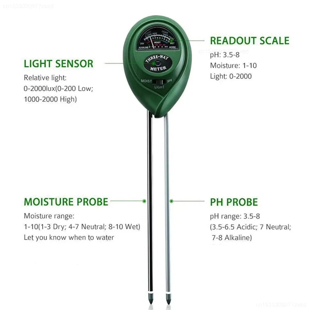 3 in 1 Garden Soil Meter