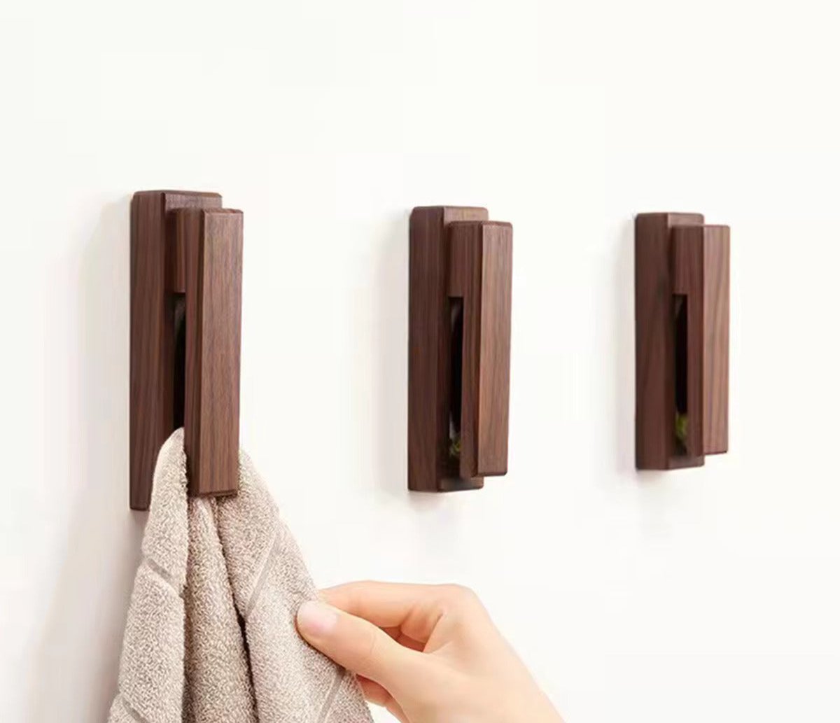 Nordic Wooden Towel Holder