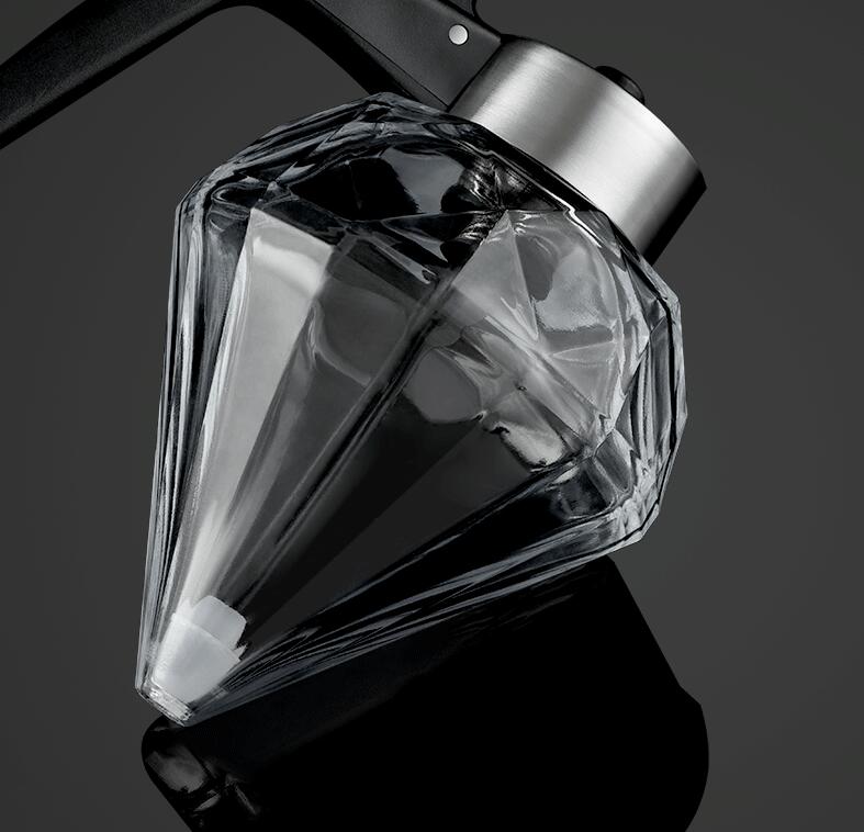 Diamond Shaped Glass Oil Dispenser